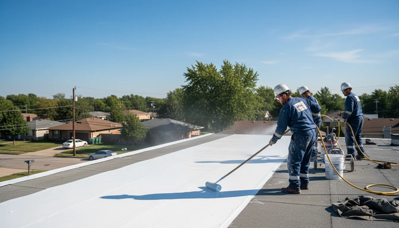 Commercial roof coating in Hiram, ME near me
